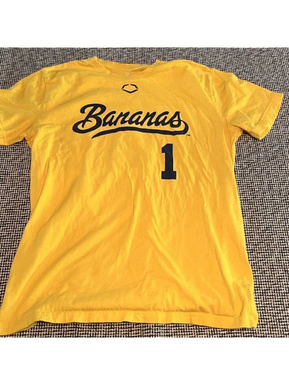 Savannah Bananas Shirt Mens Large #1 Evoshield Baseball 1066